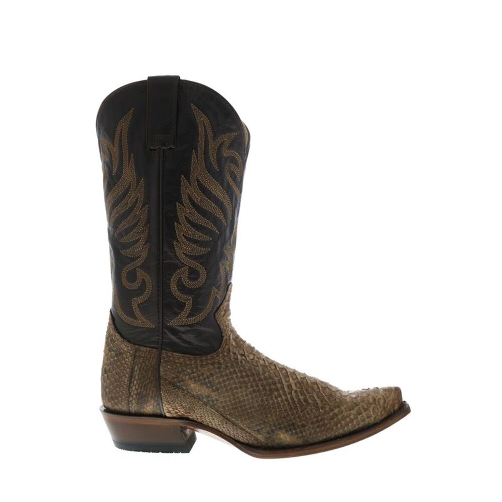 Stetson Mens Dynamite Snip Toe Brown Boots (NWT)